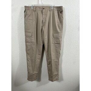Galls Tac Force Tactical Pants Mens 40x32‎ Khaki Ripstop Cargo Workwear TR2597